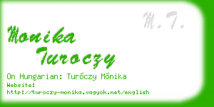 monika turoczy business card