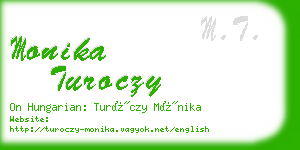 monika turoczy business card